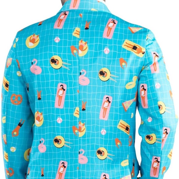 Tipsy elves pool boy jacket and tie - Picture 2 of 3
